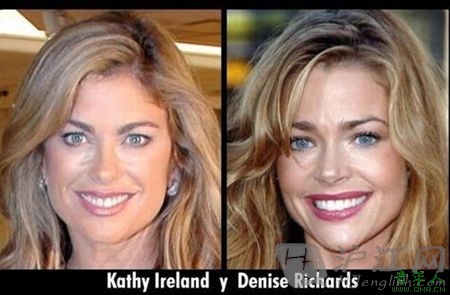 Kathy Ireland and Denise Richards