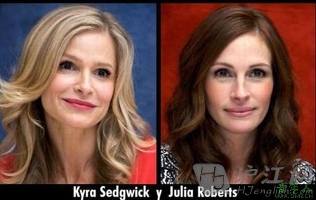 Kyra Sedgwick and Julia Roberts